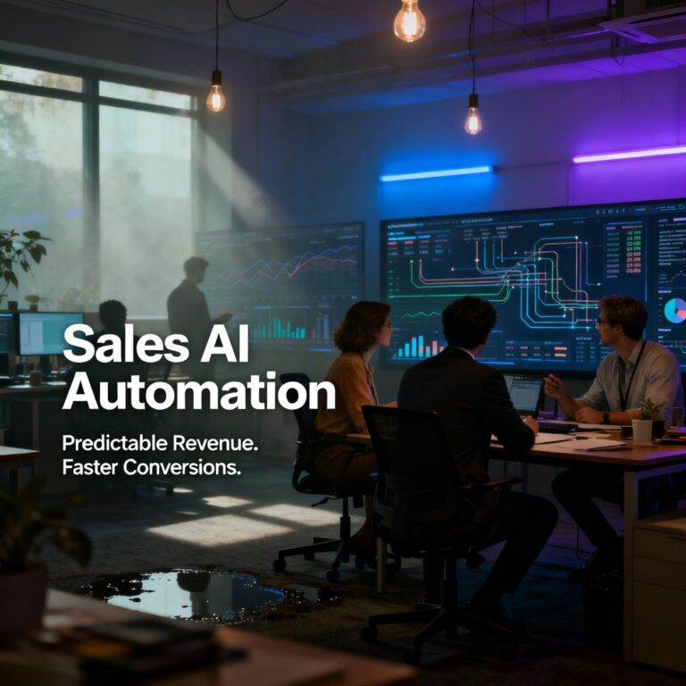 Sales AI automation helping Dubai businesses improve forecasting, conversions, and revenue predictability