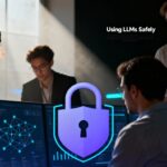 Business leaders reviewing secure large language model systems with data governance and AI security controls for Dubai enterprises