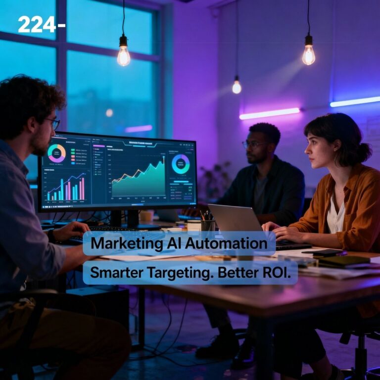 Marketing AI automation enabling personalized campaigns and higher ROI for Dubai businesses