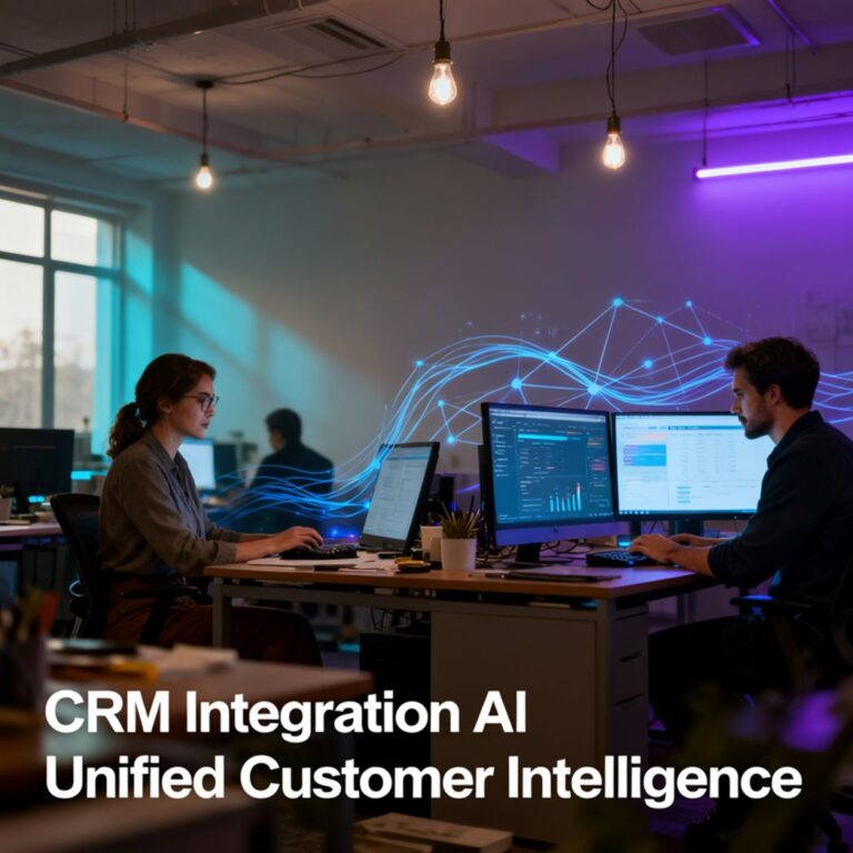 CRM integration AI unifying sales, marketing, and customer data for smarter decision-making