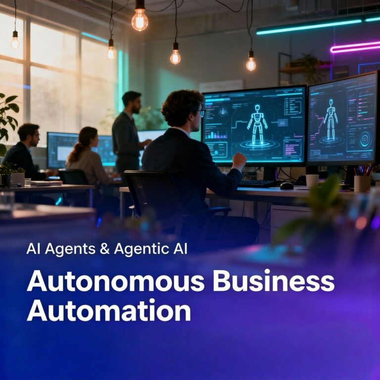 Agentic AI systems autonomously executing workflows and optimizing business operations